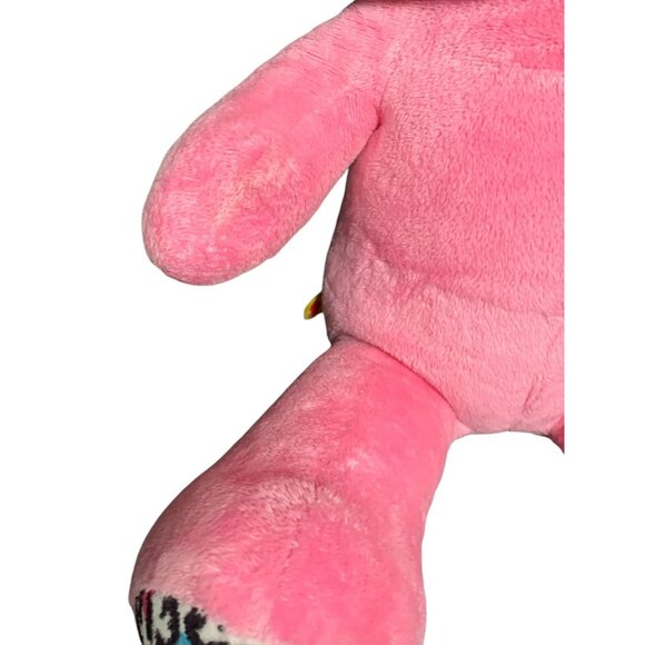 Vtg Build-A-Bear Hello Kitty Pink Plush Winking Eye Sanrio Leopard Bow Outfit - Picture 6 of 12